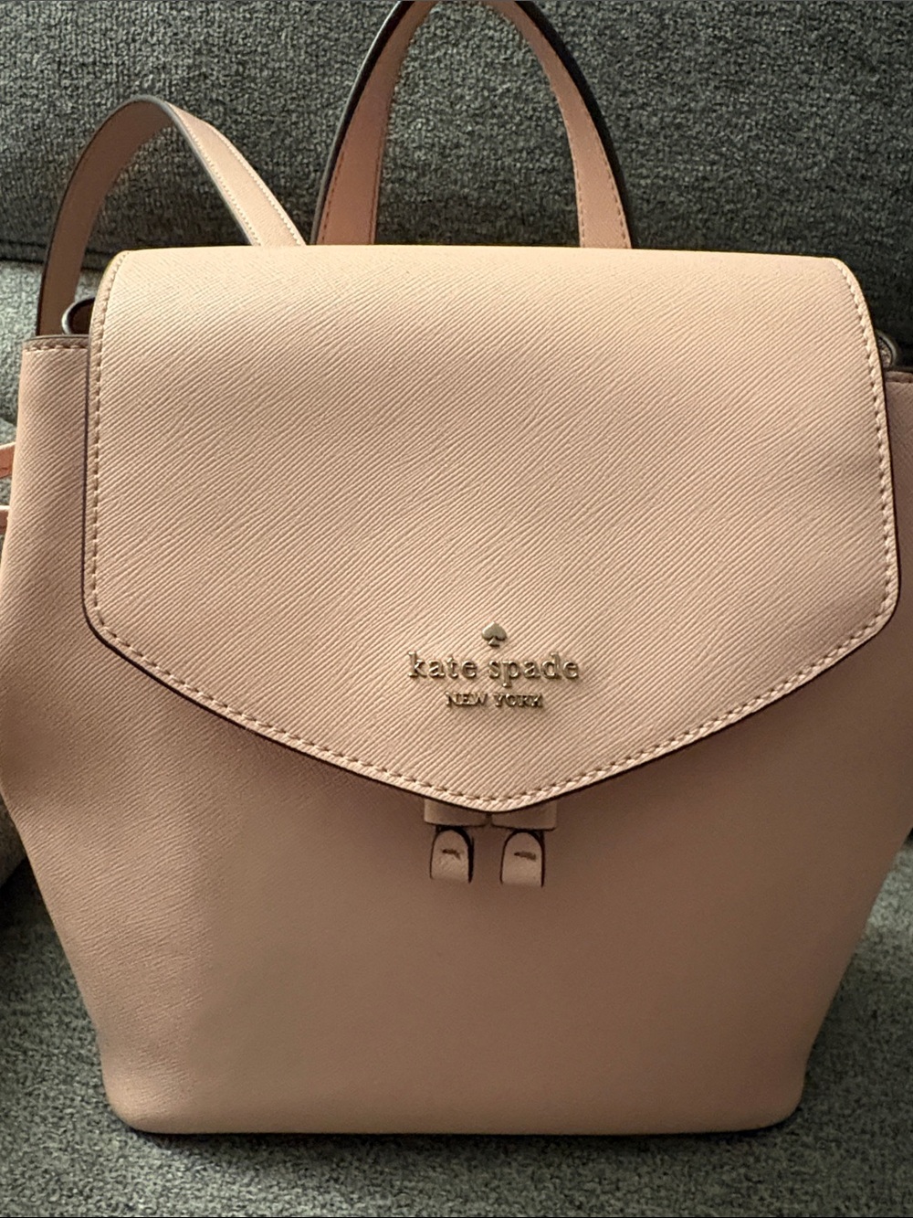 kate spade Blush Pink Drawstring Mini Bucket Bag